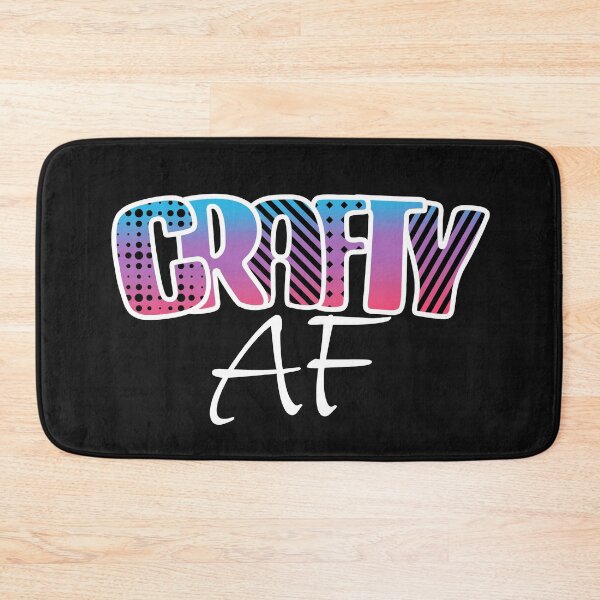 Item preview, Crafty AF with Graffiti Style Text designed and sold by AloraDawnEve.