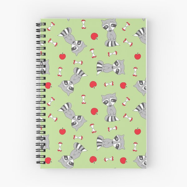 Item preview, raccoons and apples designed and sold by Name4Love.