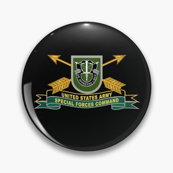 Item preview, Army - US Army Special Forces Command - Flash w Br - Ribbon X 300 designed and sold by Military Insignia Products.