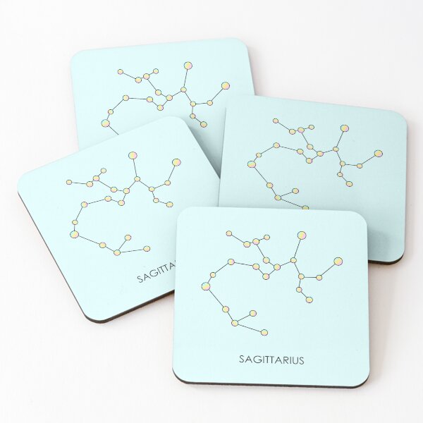 Item preview, Rainbow Sagittarius Zodiac Sign - Constellation designed and sold by PancakeAndLoaf.