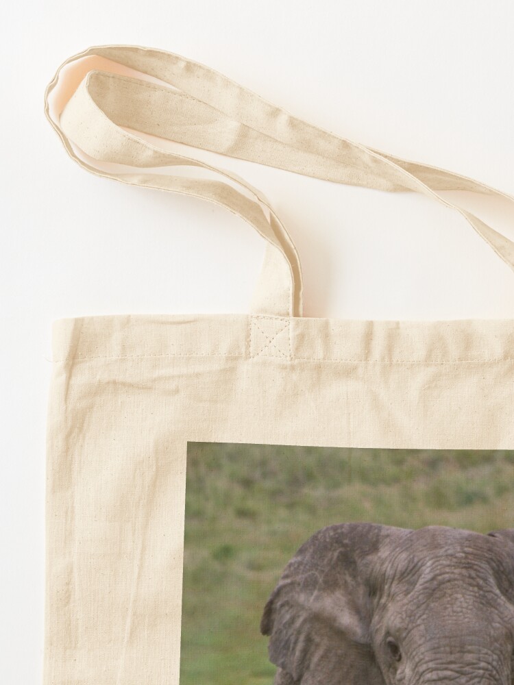 Thumbnail 3 of 5, Tote Bag, Elephant designed and sold by blackmamba5.