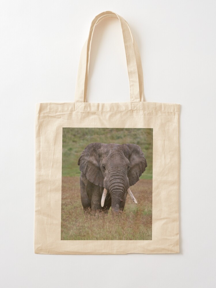 Thumbnail 2 of 5, Tote Bag, Elephant designed and sold by blackmamba5.