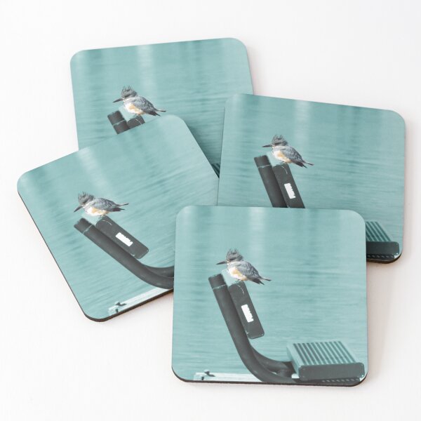 Item preview, Belted Kingfisher teal designed and sold by Millerstef.