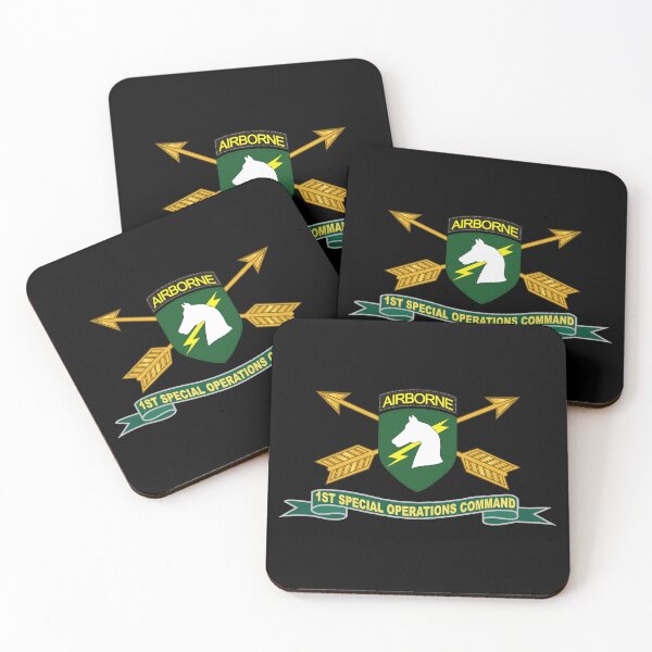 Item preview, Army -1st Special Operations Command (SOCOM) - SSI w Br - Ribbon X 300 designed and sold by Military Insignia Products.