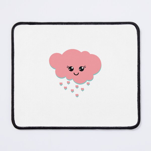 Item preview, Happy Cloud // Coral with hearts designed and sold by Adidit.