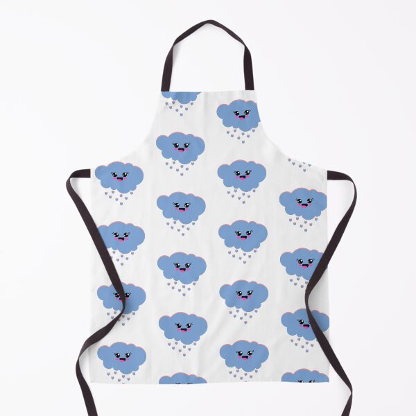 Item preview, Happy Cloud // Blue with hearts  designed and sold by Adidit.