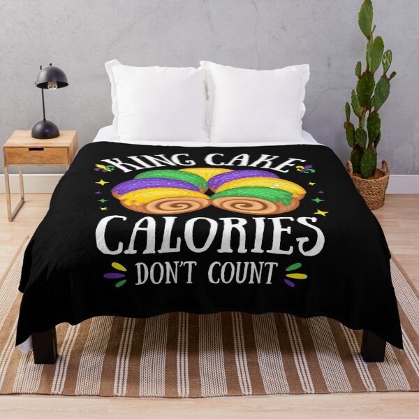 Item preview, King Cake Calories Mardi Gras designed and sold by Wishinglob.