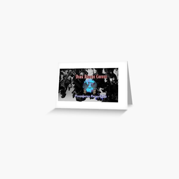 Dark Before Coffee Greeting Card