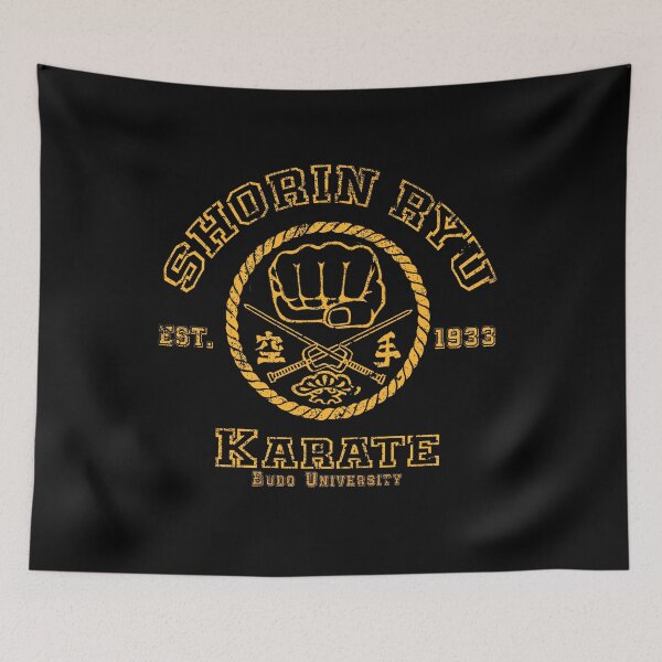 Item preview, Shorin Ryu Karate Budo University Martial Arts Design designed and sold by Zanshin-Art.