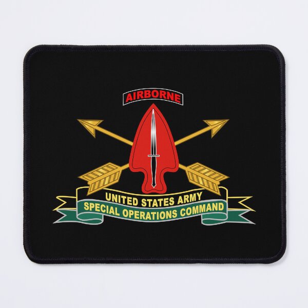 Item preview, Army - US Army Special Operations Command - Sine Pari - SSI w Br - Ribbon X 300 designed and sold by Military Insignia Products.