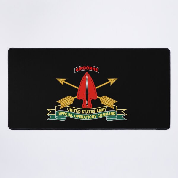 Item preview, Army - US Army Special Operations Command - Sine Pari - SSI w Br - Ribbon X 300 designed and sold by Military Insignia Products.