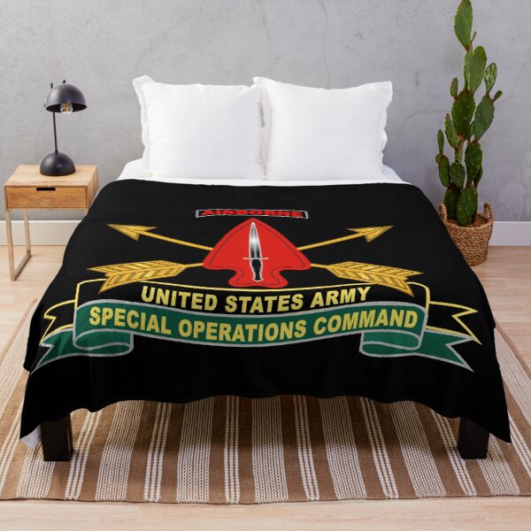 Item preview, Army - US Army Special Operations Command - Sine Pari - SSI w Br - Ribbon X 300 designed and sold by Military Insignia Products.