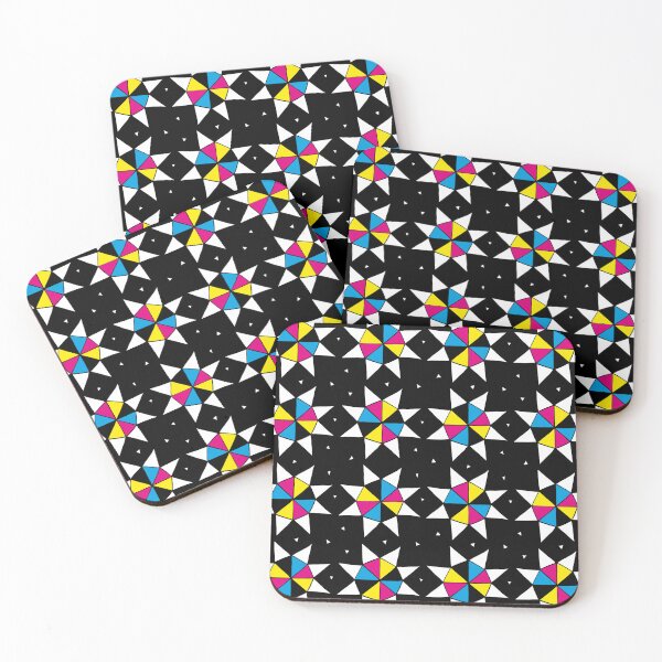 Item preview, Geodesic Stars // CMYK Dark designed and sold by The Wellington Boot.