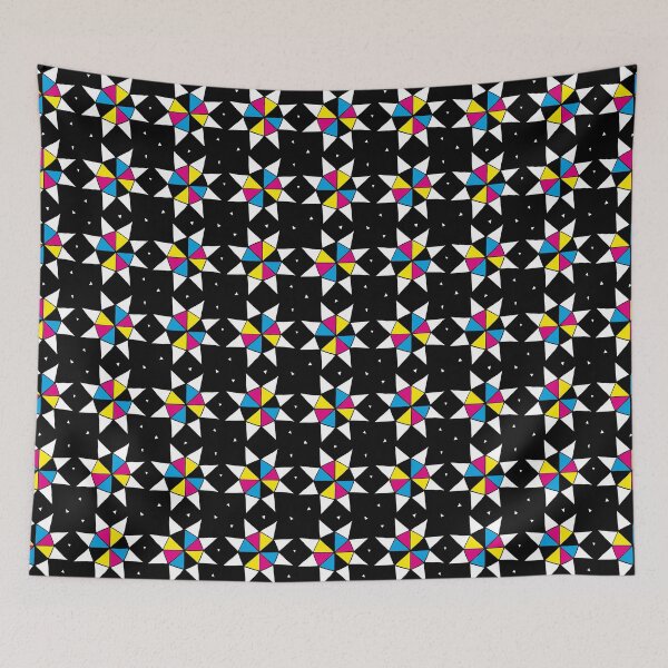 Item preview, Geodesic Stars // CMYK Dark designed and sold by The Wellington Boot.