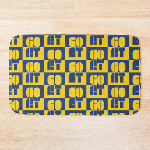 Item preview, LA Blue & Gold G.O.A.T. Greatest of All Time | Football Championships BIG BLOCK design designed and sold by Maren Frances.