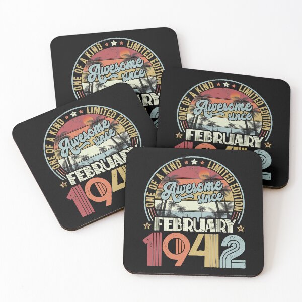 Item preview, One Of A Kind Limited Edition Awesome Since Febuary 1942 80th Birthday February 1942 designed and sold by RachaelEliezer.