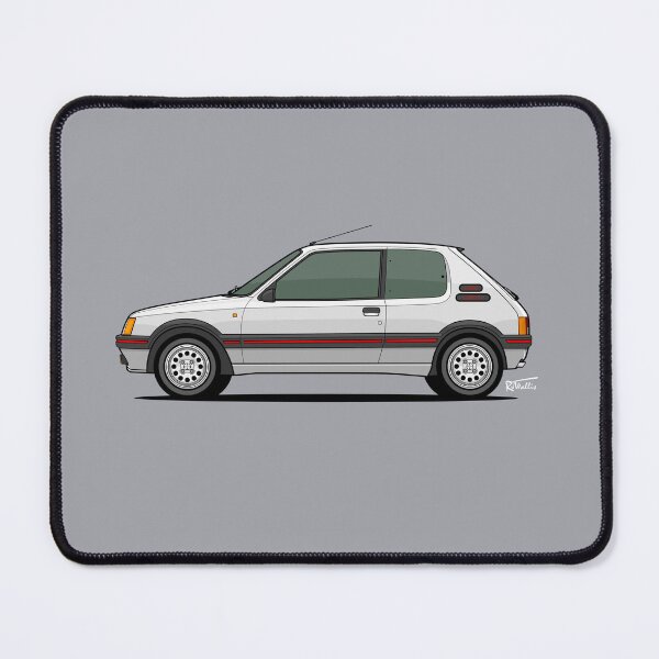 Item preview, Peu geot 205GTi 1.6 Graphic Illustration - White designed and sold by RJWautographics.