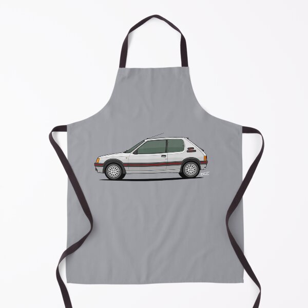 Item preview, Peu geot 205GTi 1.6 Graphic Illustration - White designed and sold by RJWautographics.