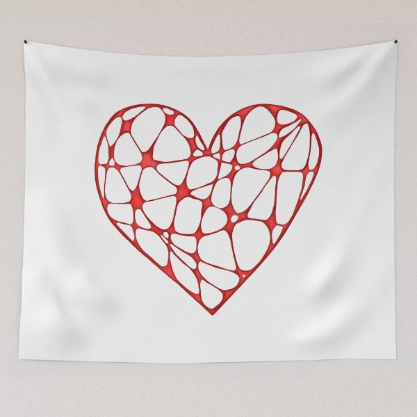 Item preview, Spiderweb heart designed and sold by smokylemon.