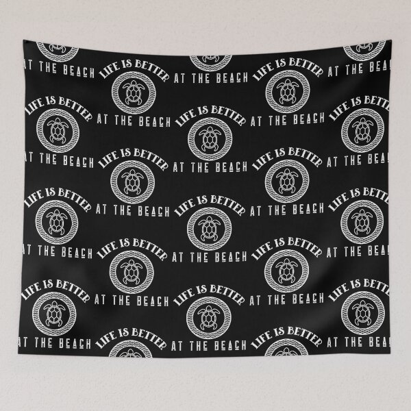 Item preview, Life Is Better At The Beach Sea Turtle designed and sold by LadySaltwater.