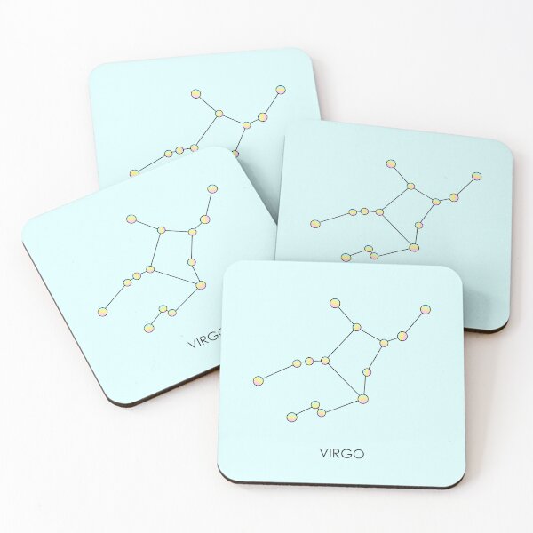 Item preview, Rainbow Virgo Zodiac Sign - Constellation designed and sold by PancakeAndLoaf.