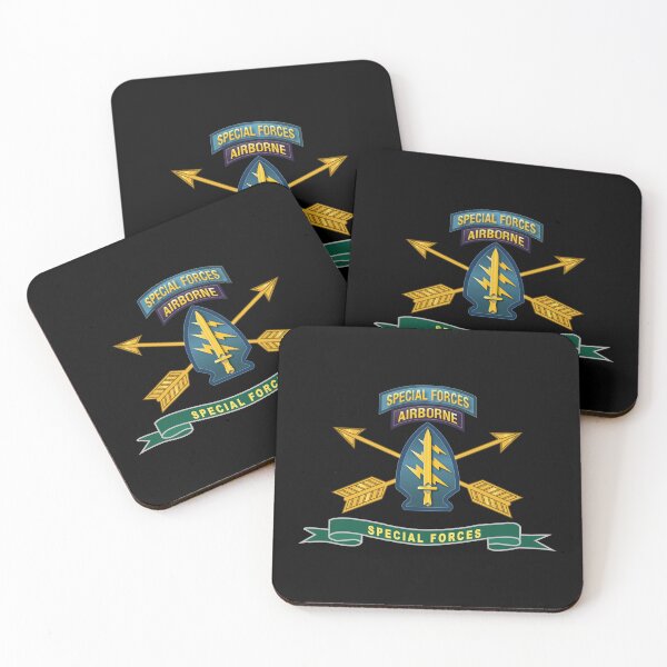 Item preview, Army - Special Forces - SSI w Tab - Br - Ribbon X 300 designed and sold by Military Insignia Products.