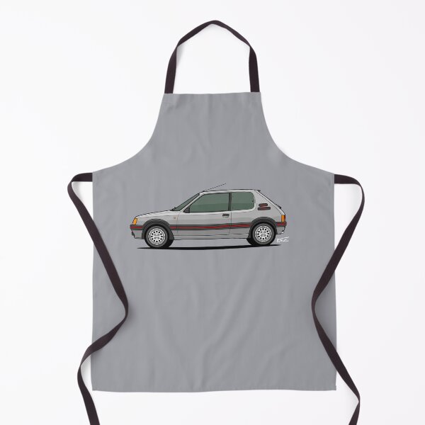 Item preview, Peu geot 205GTi 1.6 Graphic Illustration - Silver designed and sold by RJWautographics.