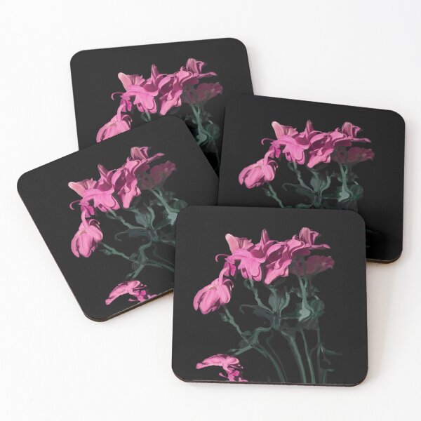 Item preview, Romantic Pink Teal Watercolor Chic Floral Pattern designed and sold by CAT-LUVERS.