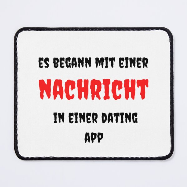 Item preview, Es begann mit einer Nachricht in einer Dating App designed and sold by dawia.
