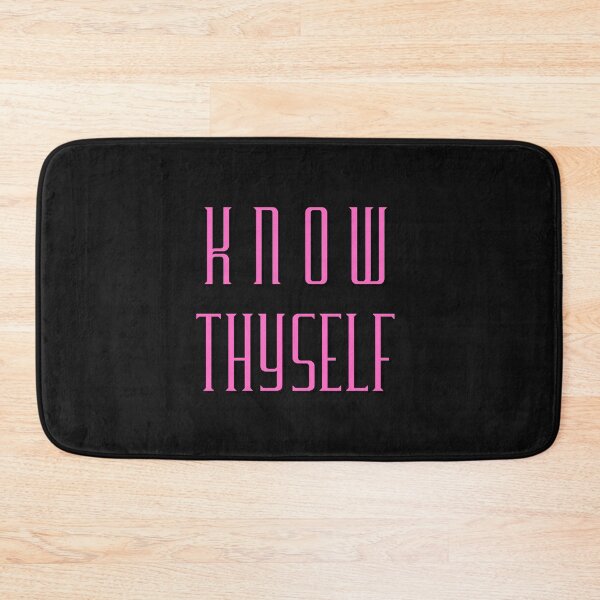 Item preview, Know Thyself Temet Nosce Pink Design Latin Mindfulness Self-Awareness designed and sold by LGbubble.