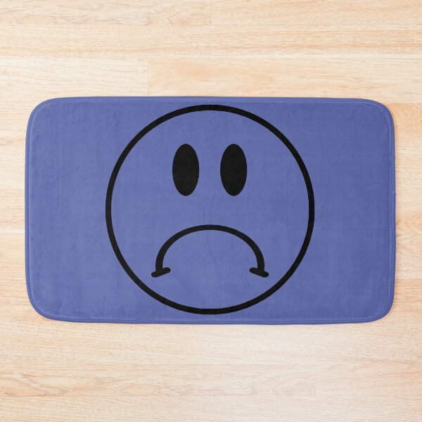 Item preview, Sad Smiley  | Funky Retro Cool Hippie Home Decor | Heckinfarout  designed and sold by Two Otters Co.