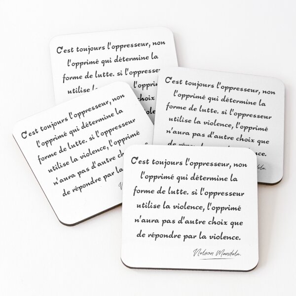 Item preview, nelson mandela quote designed and sold by UnPeuDeSerieux.