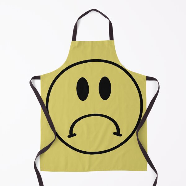Item preview, Sad Smiley | Funky Retro Cool Hippie Home Decor | Heckinfarout designed and sold by Two Otters Co.