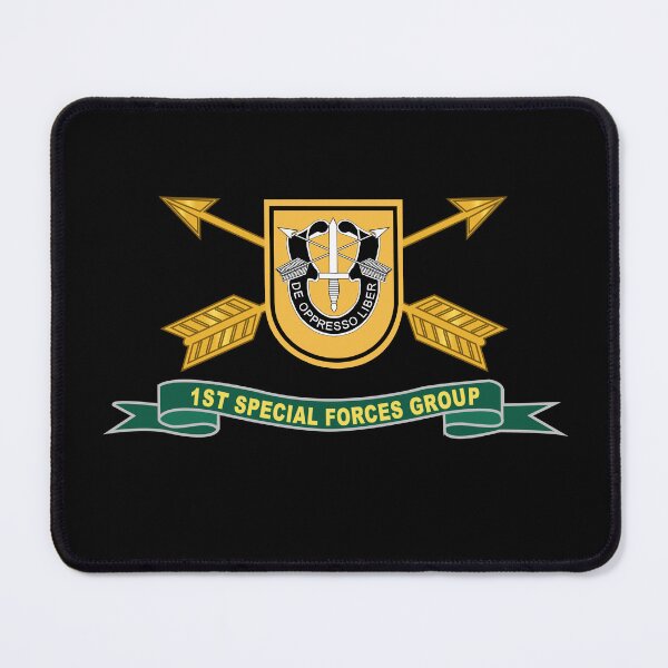 Item preview, Army - 1st Special Forces Group - Flash w Br - Ribbon X 300 designed and sold by Military Insignia Products.