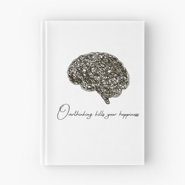 Item preview, Warning Overthinking Kills Your Happiness designed and sold by jassine11.