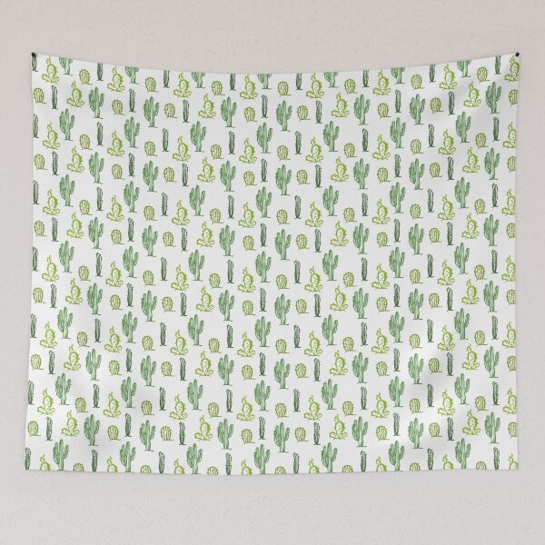 Item preview, Hand Drawn Cactus Pattern designed and sold by SoccaTamam.