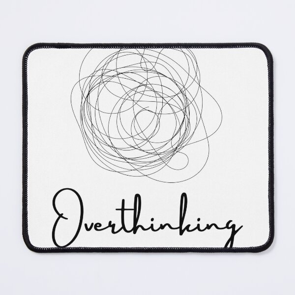Item preview, Warning Overthinking Kills Your Happiness designed and sold by jassine11.