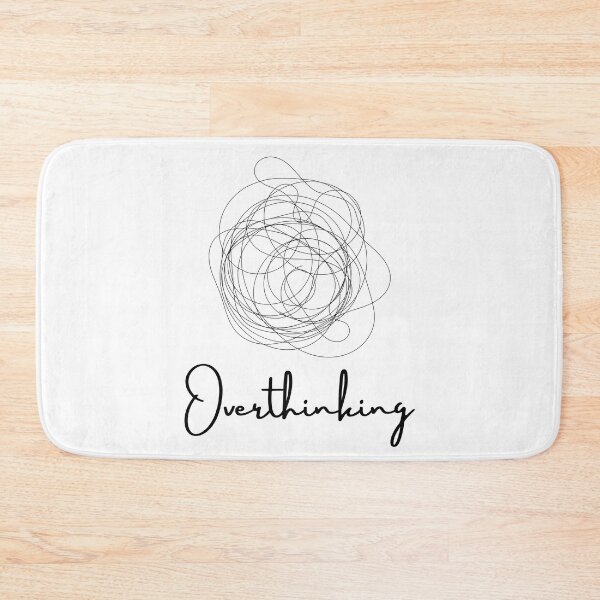 Item preview, Warning Overthinking Kills Your Happiness designed and sold by jassine11.