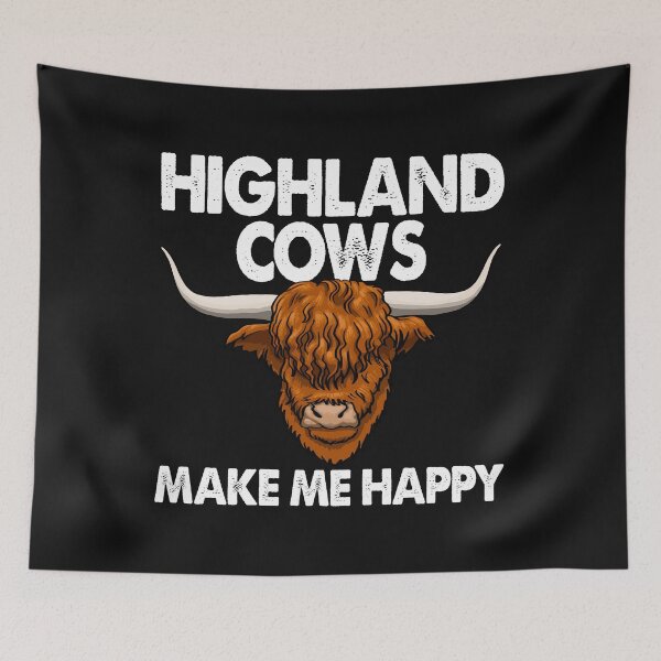Item preview, Highland Cow Make Me Happy designed and sold by Bendthetrend.