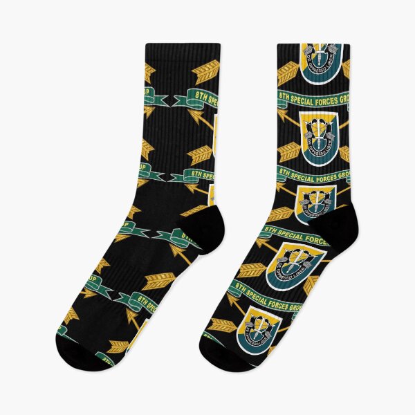 Item preview, Army - 8th Special Forces Group - Flash w Br - Ribbon X 300 designed and sold by Military Insignia Products.