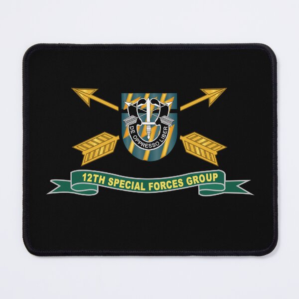 Item preview, Army - 12th Special Forces Group - Flash w Br - Ribbon X 300 designed and sold by Military Insignia Products.