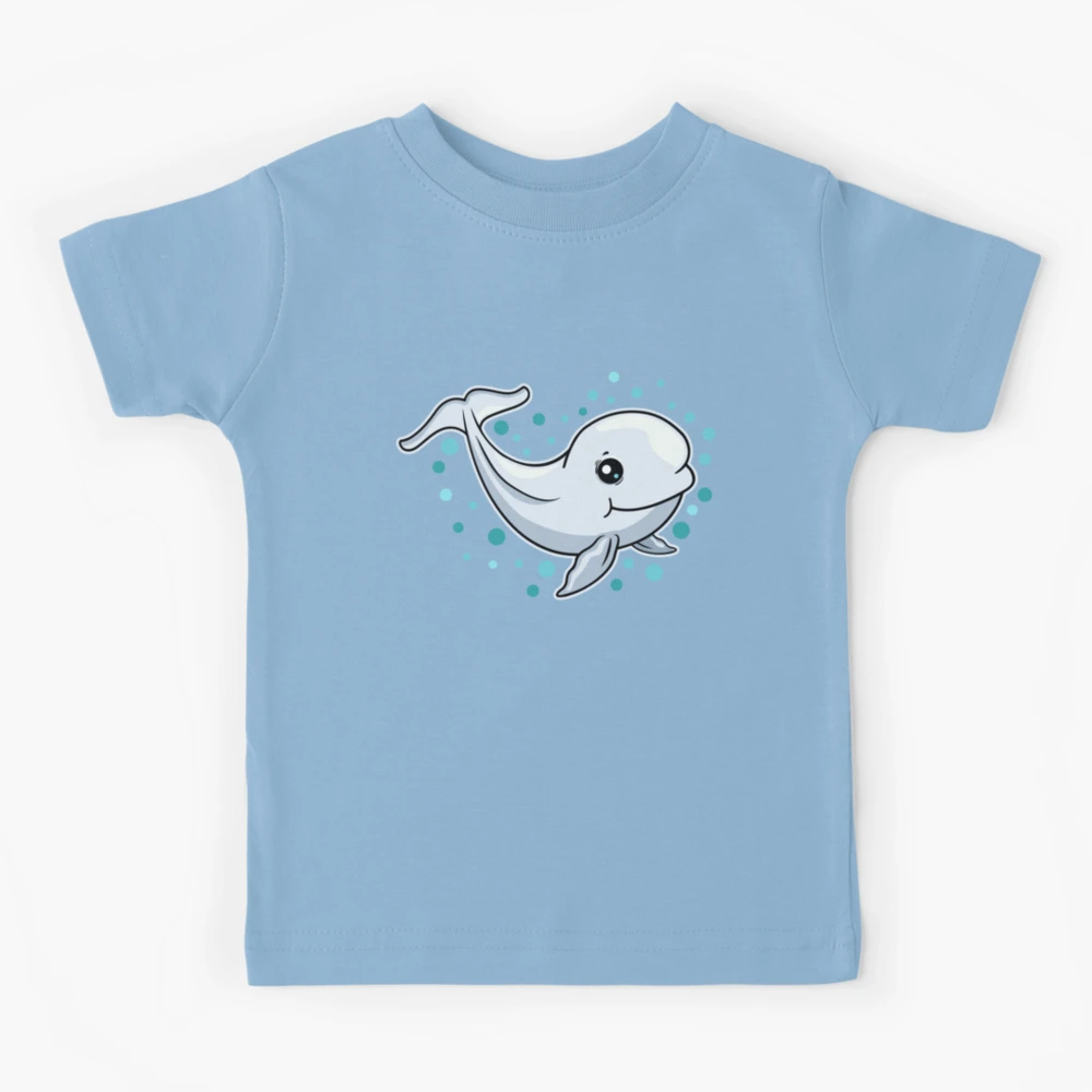 Cute Beluga Whale Gift Women Underwater Beluga Whale Kids T-Shirt for Sale  by DSWShirts