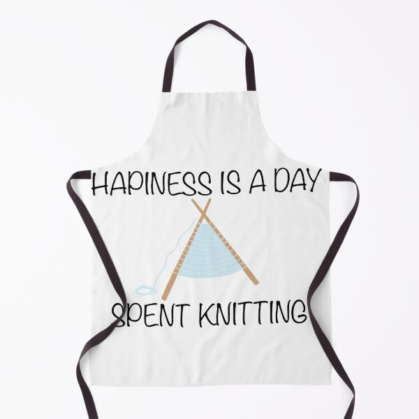 Item preview, Hapiness is a day spent knitting designed and sold by FlyingSprinkles.