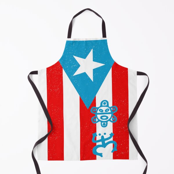 Aperçu de l'œuvre Drapeau de Porto Rico Sol Coqui Taino Boricua créée et vendue par inkedtee.