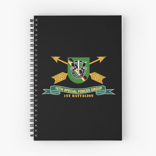 Item preview, Army - 1st Battalion, 10th Special Forces Group - Flash w Br - Ribbon X 300 designed and sold by Military Insignia Products.