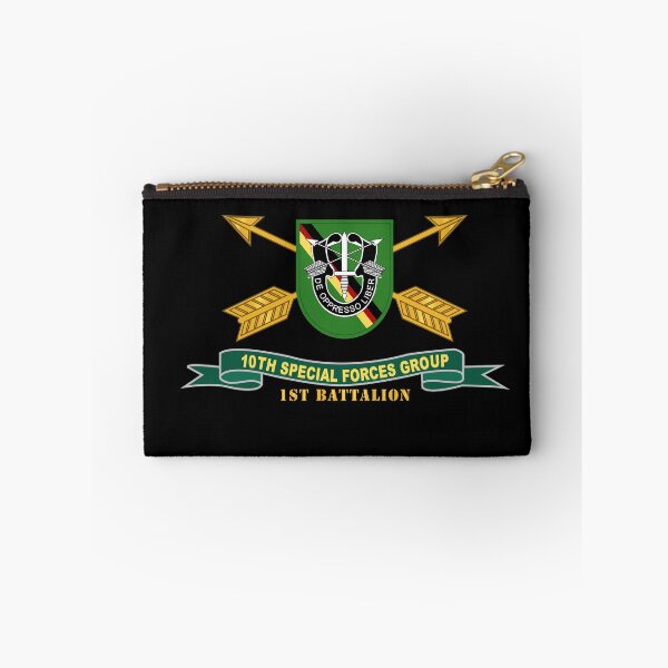 Item preview, Army - 1st Battalion, 10th Special Forces Group - Flash w Br - Ribbon X 300 designed and sold by Military Insignia Products.