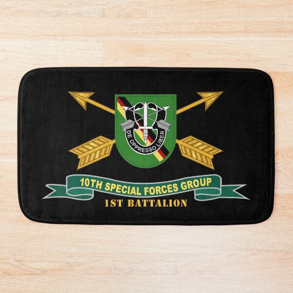 Item preview, Army - 1st Battalion, 10th Special Forces Group - Flash w Br - Ribbon X 300 designed and sold by Military Insignia Products.