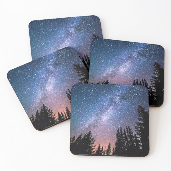 Item preview, Night sky over the forest designed and sold by ProfiTrollka.