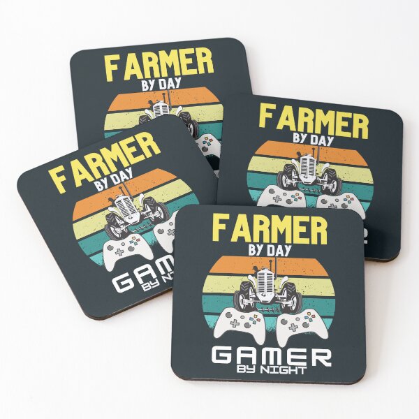 Item preview, Farmer by day Gamer by night designed and sold by Benchamart.