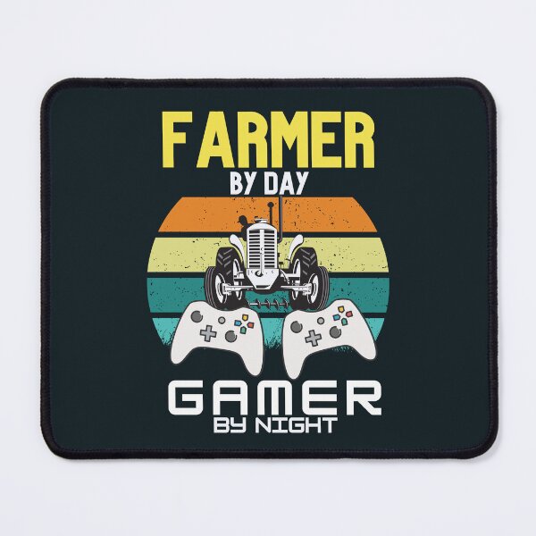 Item preview, Farmer by day Gamer by night designed and sold by Benchamart.